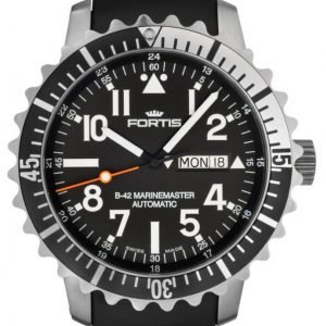 Fortis B-42 Marinemaster 670.17.41.K Kello Musta / Kumi