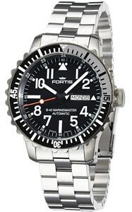 Fortis B-42 Marinemaster 670.17.41.M Kello Musta / Teräs