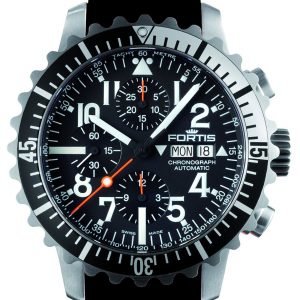 Fortis B-42 Marinemaster 671.17.41.K Kello Musta / Kumi