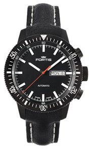 Fortis B-42 Monolith 647.18.31.L01 Kello Musta / Nahka