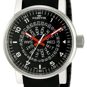 Fortis Spacematic 623.10.51.Si01 Kello Musta / Tekstiili