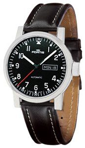 Fortis Spacematic 623.10.71.L01 Kello Musta / Nahka