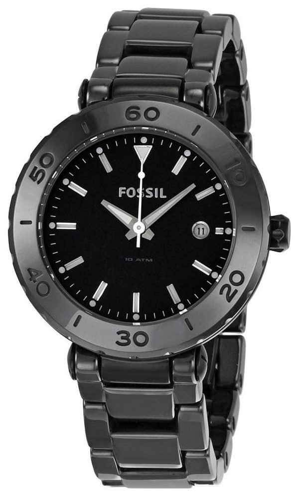 Fossil Allie Ce1029 Kello Musta / Keraaminen