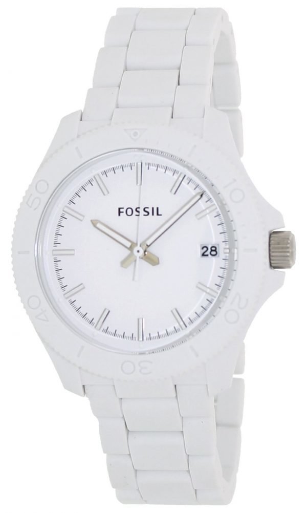 Fossil Am4447 Kello Valkoinen / Muovi