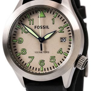 Fossil Am4552 Kello Beige / Nahka