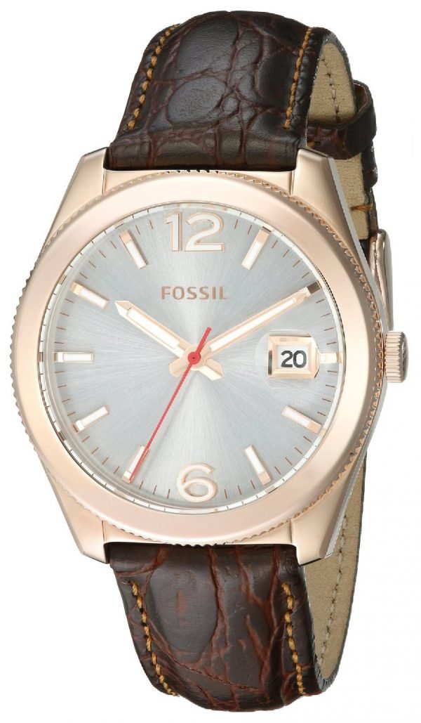 Fossil Boyfriend Es3770 Kello Hopea / Nahka