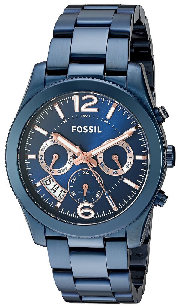 Fossil Boyfriend Es4093 Kello Sininen / Teräs