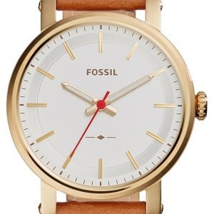 Fossil Boyfriend Es4181 Kello Valkoinen / Nahka