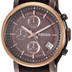 Fossil Boyfriend Es4286 Kello Ruskea / Nahka