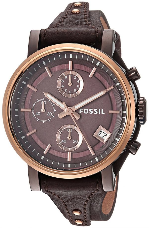 Fossil Boyfriend Es4286 Kello Ruskea / Nahka