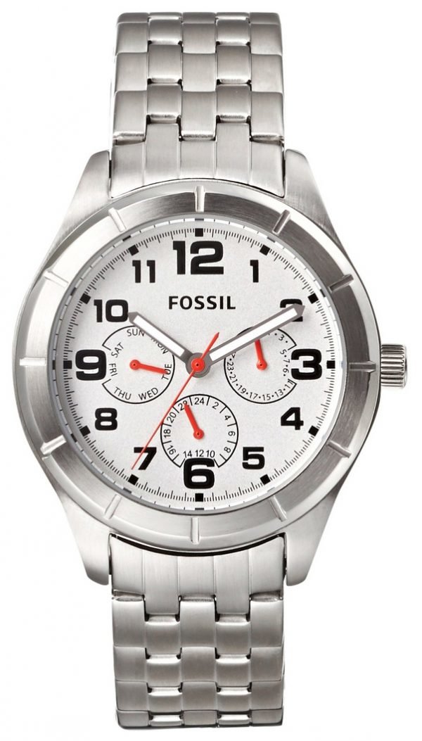 Fossil Bq1408 Kello Valkoinen / Teräs