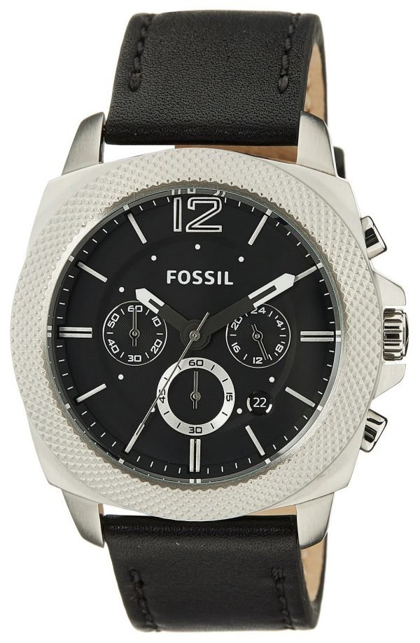 Fossil Bq1731 Kello Musta / Nahka