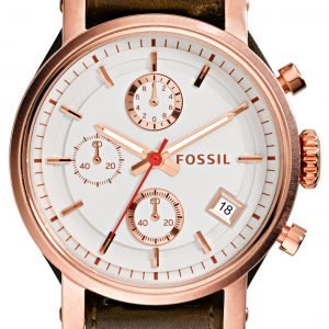 Fossil Casual Es3616 Kello Hopea / Nahka