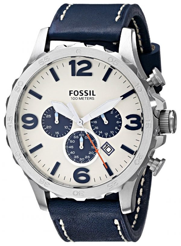 Fossil Casual Jr1480 Kello Valkoinen / Nahka