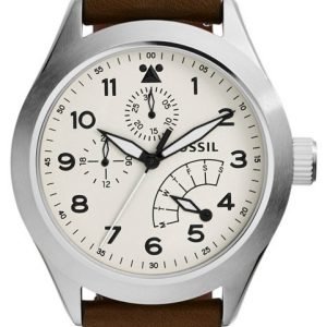 Fossil Ch2938 Kello Samppanja / Nahka