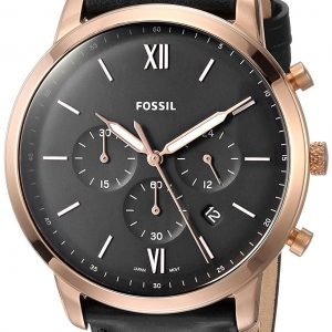 Fossil Chronograph Fs5381 Kello Musta / Nahka