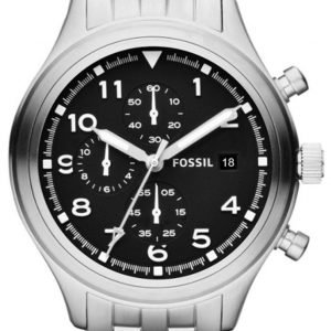 Fossil Chronograph Jr1431 Kello Musta / Teräs