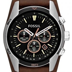 Fossil Coachman Ch2891 Kello Musta / Nahka