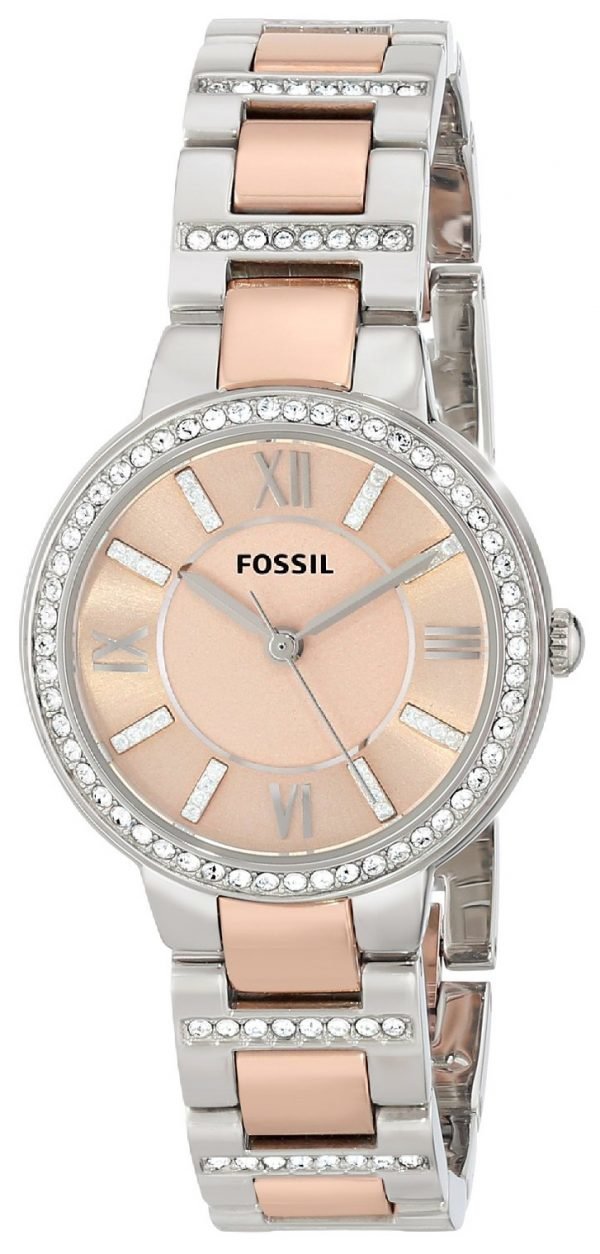 Fossil Dress Es3405 Kello Pinkki / Punakultasävyinen