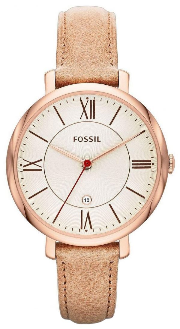 Fossil Dress Es3487 Kello Kulta / Nahka