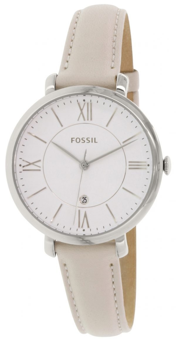 Fossil Dress Es3793 Kello Valkoinen / Nahka