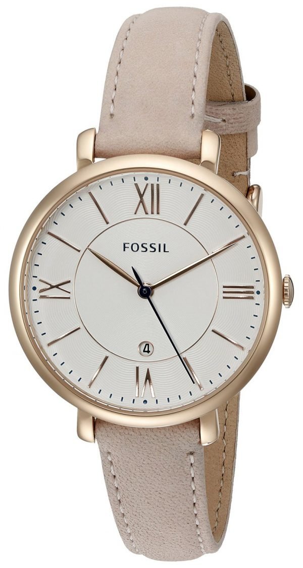 Fossil Dress Es3988 Kello Valkoinen / Nahka