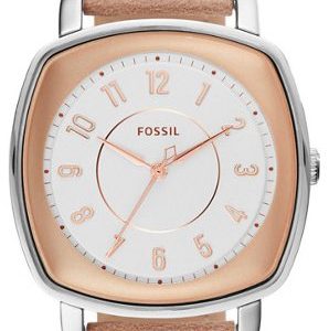 Fossil Dress Es4196 Kello Valkoinen / Nahka