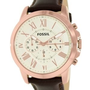 Fossil Dress Fs4991 Kello Hopea / Nahka