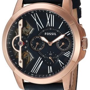 Fossil Dress Me1162 Kello Sininen / Nahka