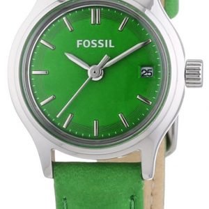 Fossil Es3272 Kello Vihreä / Nahka