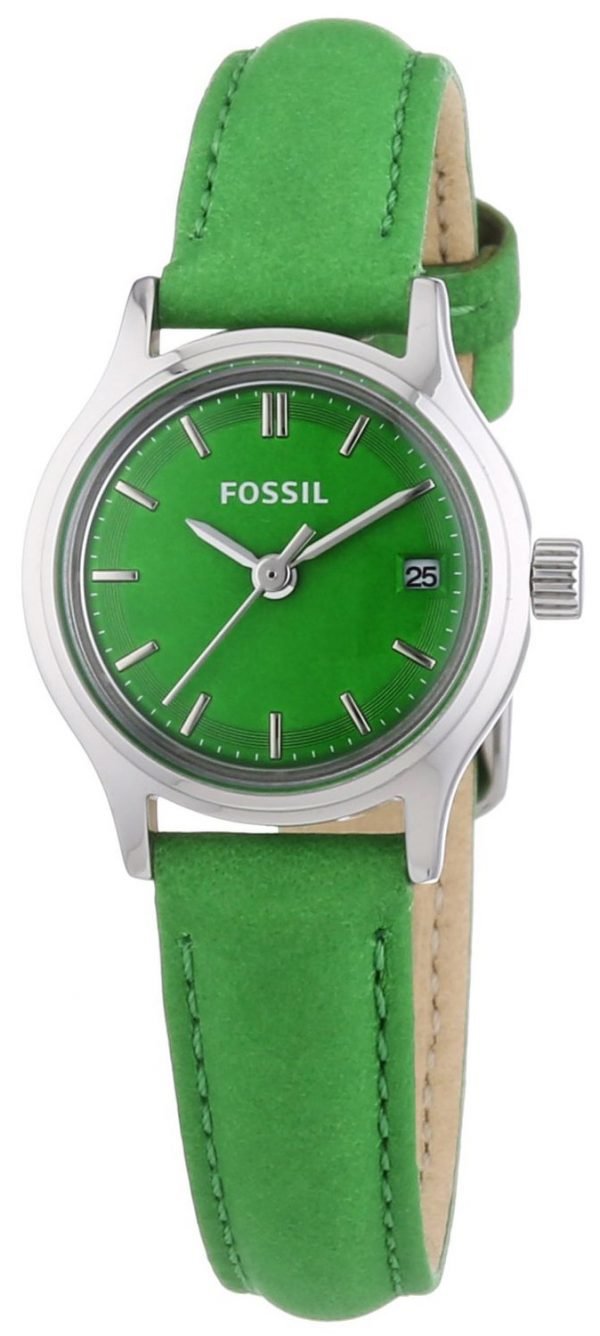 Fossil Es3272 Kello Vihreä / Nahka