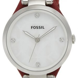 Fossil Es3416 Kello Valkoinen / Nahka