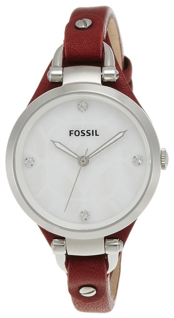 Fossil Es3416 Kello Valkoinen / Nahka