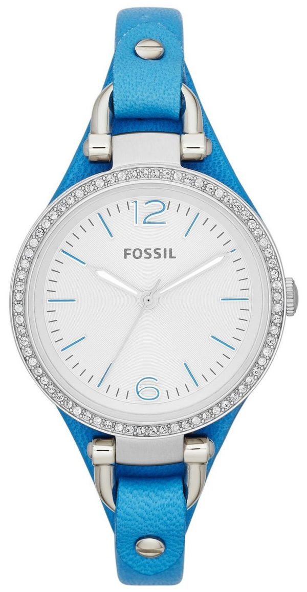 Fossil Es3470 Kello Hopea / Nahka