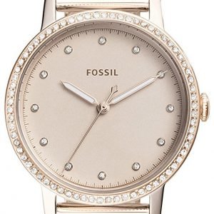 Fossil Es4364 Kello Beige / Punakultasävyinen