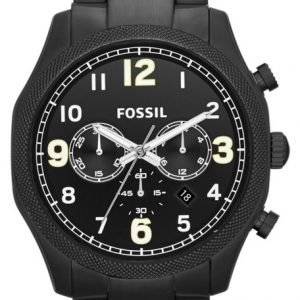 Fossil Foreman Fs4864 Kello Musta / Teräs