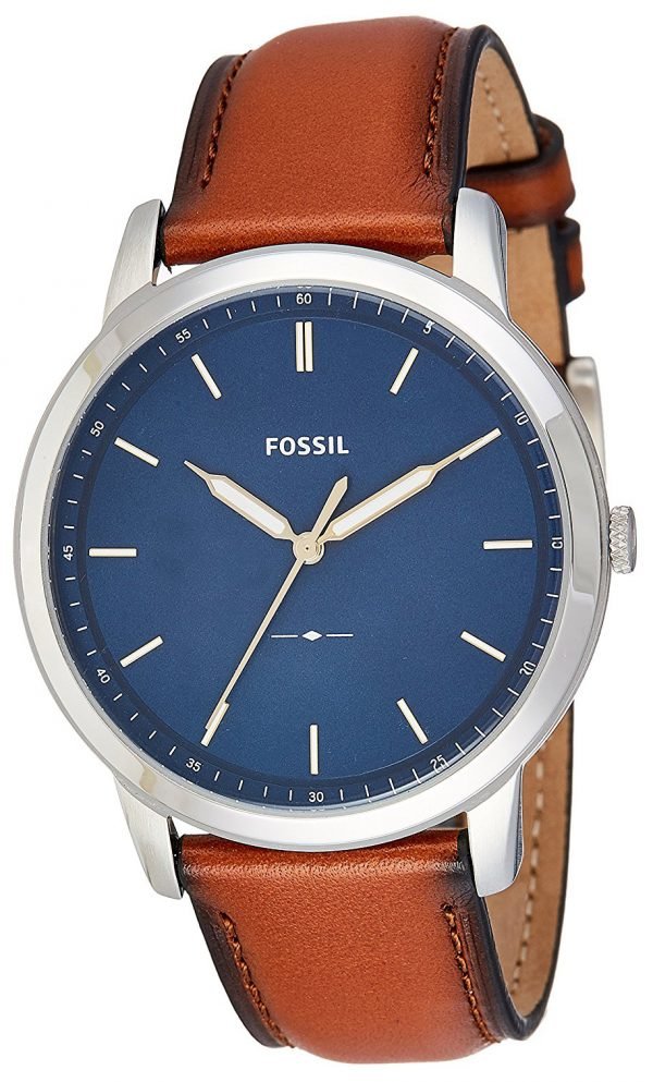 Fossil Fs5304 Kello Sininen / Nahka