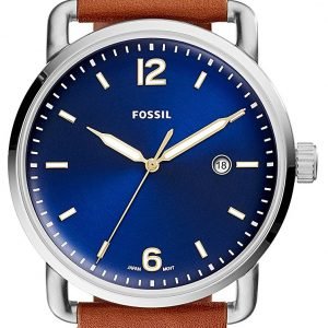 Fossil Fs5325 Kello Sininen / Nahka