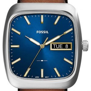 Fossil Fs5334 Kello Sininen / Nahka