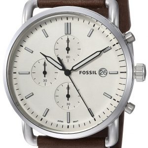 Fossil Fs5402 Kello Valkoinen / Nahka