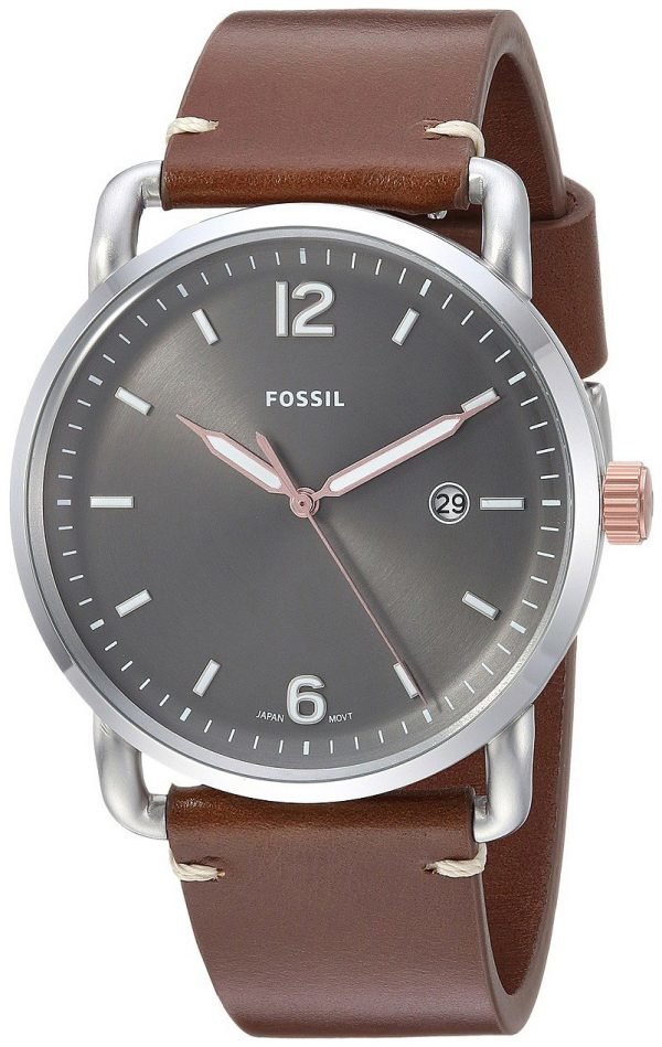 Fossil Fs5417 Kello Harmaa / Nahka