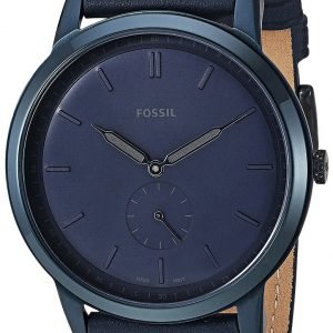 Fossil Fs5448 Kello Sininen / Nahka