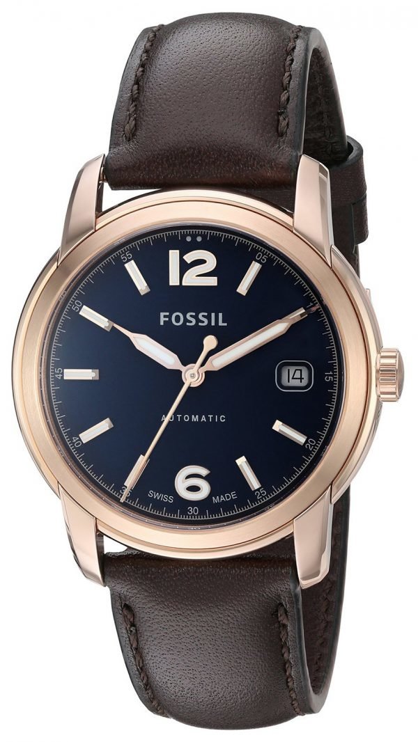 Fossil Fsw1003 Kello Sininen / Nahka