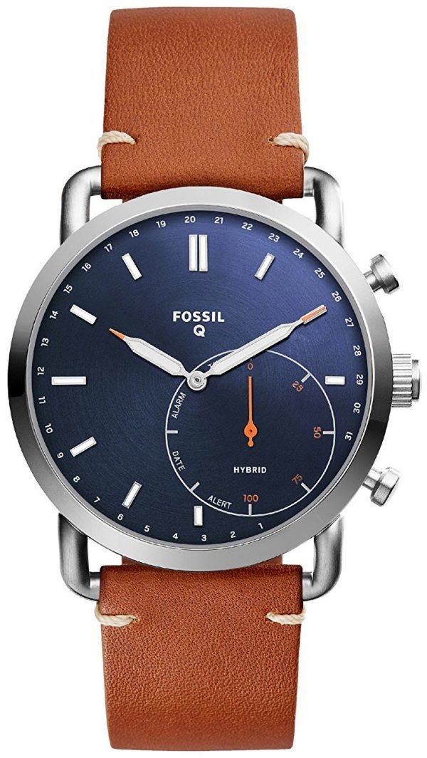 Fossil Ftw1151 Kello Sininen / Nahka