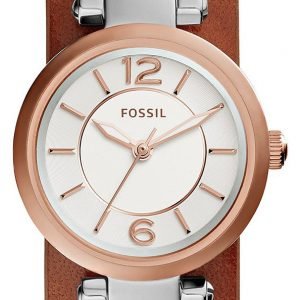 Fossil Georgia Es3855 Kello Valkoinen / Nahka