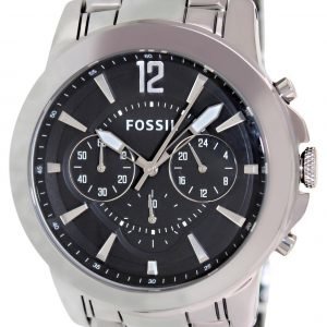 Fossil Grant Ce5016 Kello Musta / Teräs