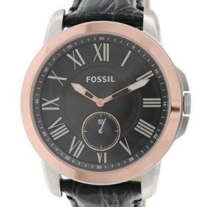 Fossil Grant Fs4943 Kello Musta / Nahka