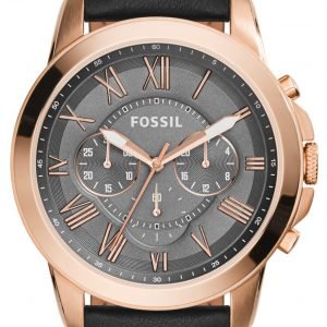 Fossil Grant Fs5085 Kello Harmaa / Nahka