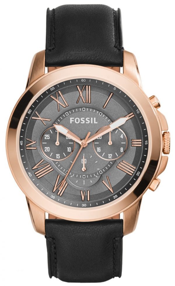 Fossil Grant Fs5085 Kello Harmaa / Nahka