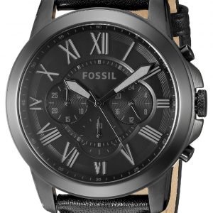 Fossil Grant Fs5132 Kello Musta / Nahka